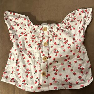 Rachel Zoe US 5/6 strawberry crop tee